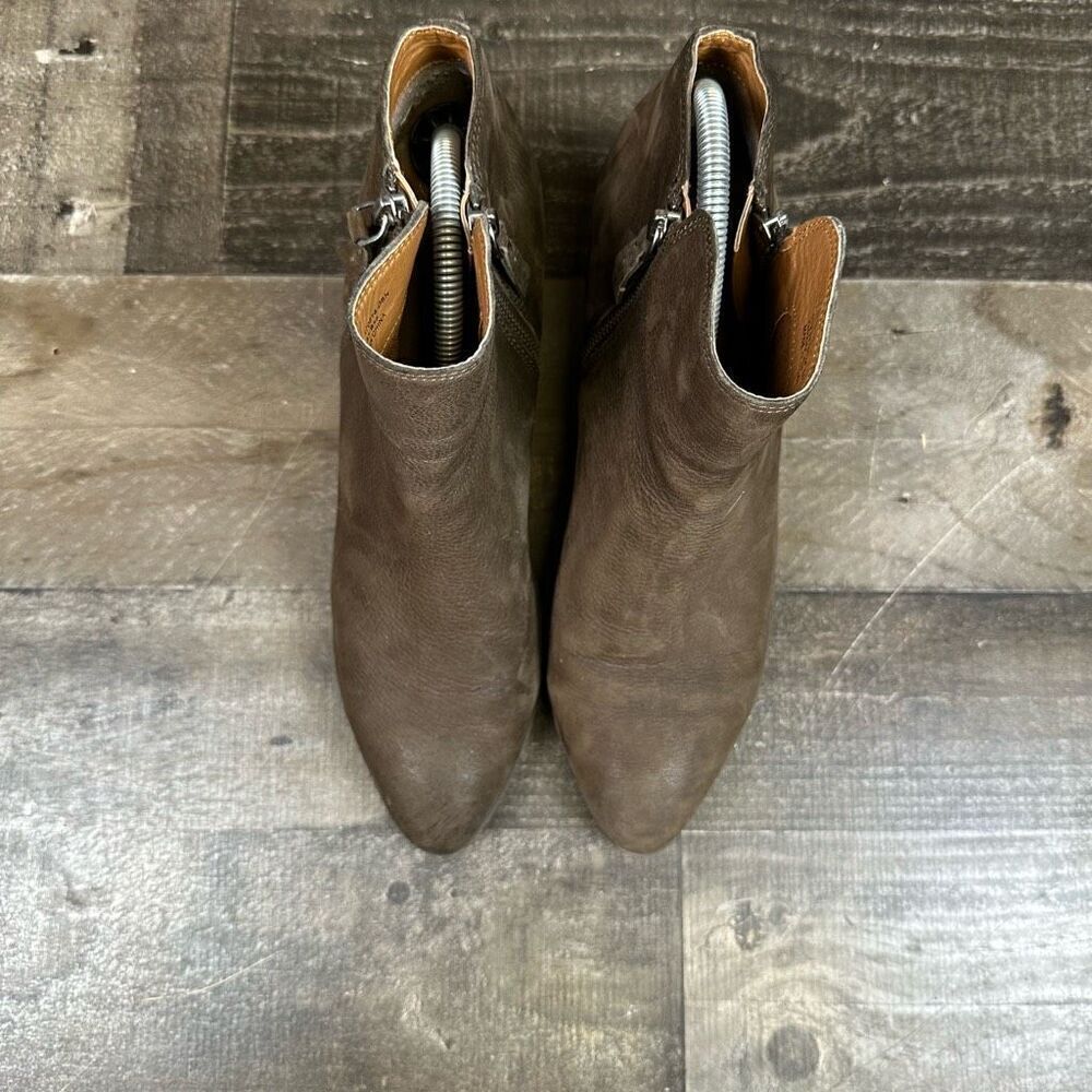 FRYE judith ankle booties womens size 10 brown suede - Picture 8 of 11